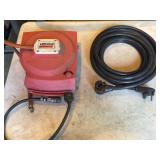 Retractable hose reel, RV extension cord