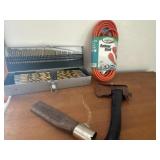 Titanium drill bit set, hatchet