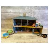 Vintage Marx Tin Dollhouse