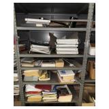 Books, Manuals and Contents on Shelf