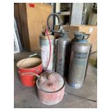 Tanks and Gas Can