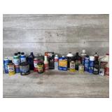 Assorted Fluids and Cleaners