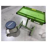 Rolling Table, Rolling Stool