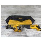 Dewalt 20V Reciprocating Saws, Bag