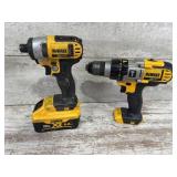 Dewalt 20V Impact & Drill, 6.0Ah Battery