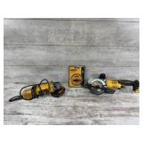 Dewalt 20V 4.5in Circular Saw, Corded Grinder
