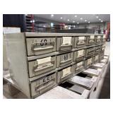 Metal Storage Cabinet w/ Contents