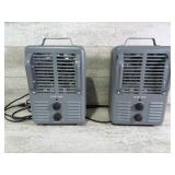 (2) Small Heaters