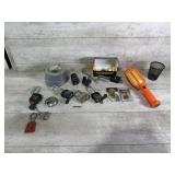Padlock, Light, Duck Tape, Nut Drivers