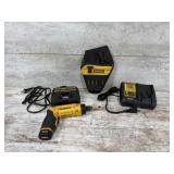 Dewalt 8V Screwdriver, Chargers, Holster