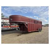 2000 Corn Pro 3 Horse Trailer