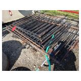 Boer gates with stainless feeders. 3 skids