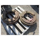 (2) Rear Tractor Wheel Weights