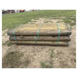 (18) Treated 8x8 Fence Post