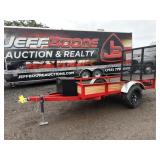 2026 Single Axle 8ft Trailer