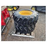 (2) New 405/70R20 Tires, 8 Lug Wheels