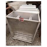 (3) 8-Hole Double Sided Stainless  Nursery feeders