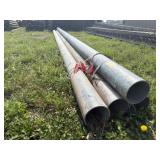 (4) 24 ft 6 inch Galvanized Pipe