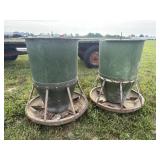 (2) Osborne Hog Feeders