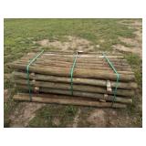 (55) Treated 3.5x7 Fence Post