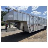 1995 Wilson 24ft Livestock Trailer