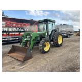 John Deere 5400 Loader Tractor with Woods 1020