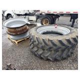 Tractor Duals & Rims for 18.4R42 Tires