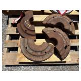(4) Ford Inside Front Wheel Wgts (Old Rim)