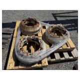 Ford (late Model) 6 outside Rear Wheel Wgts.