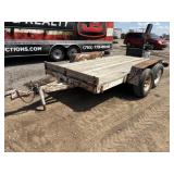 12ft Utility Trailer with Tilt