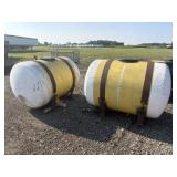 (2) Poly Tanks