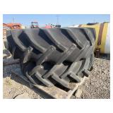 (2) Tractor Wheels and Tires 12-26