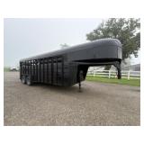 1988 Bison Livestock trailer