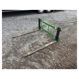 JD Euro Mount Loader Fork Attachment