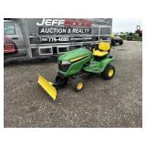 John Deere X350 w/ Front Blade