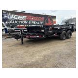 2025 ED Trailer 7 x 14  Dump Trailer