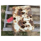 (2) Oliver  Tractor Weights