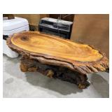 Live Edge Slab Coffee Table