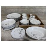 Silver arbor dishes