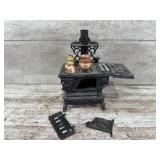 Vintage Crescent Mini Cast Iron Stove