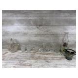 Roseville Pottery, Decorative Clear Glass