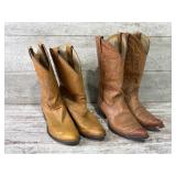 2- Pairs Cowboy Boots