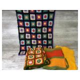 4- Vintage Crocheted Afghans