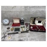 Watches tie clips lot