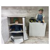 Danbury Mint 4-H And John Deere Porcelain Dolls