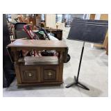 Wooden Cabinet, Manhasset Music Stand