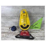 Large Rigging Block, Chalk Line, Squares