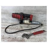 Snap On Grease Gun, Adjustable Wrench