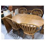 Dining Table w/ Chairs & Leaf