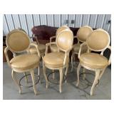 6 High Top Chairs